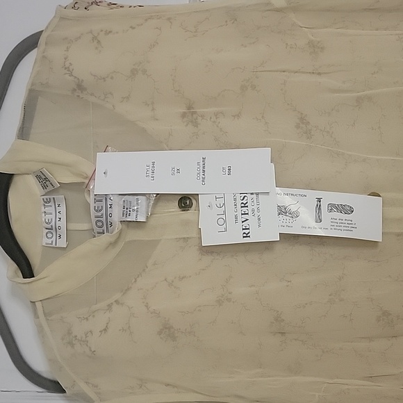 Lolette Women's Reversible Dress with Matching Cover 2 pc set - Picture 14 of 14